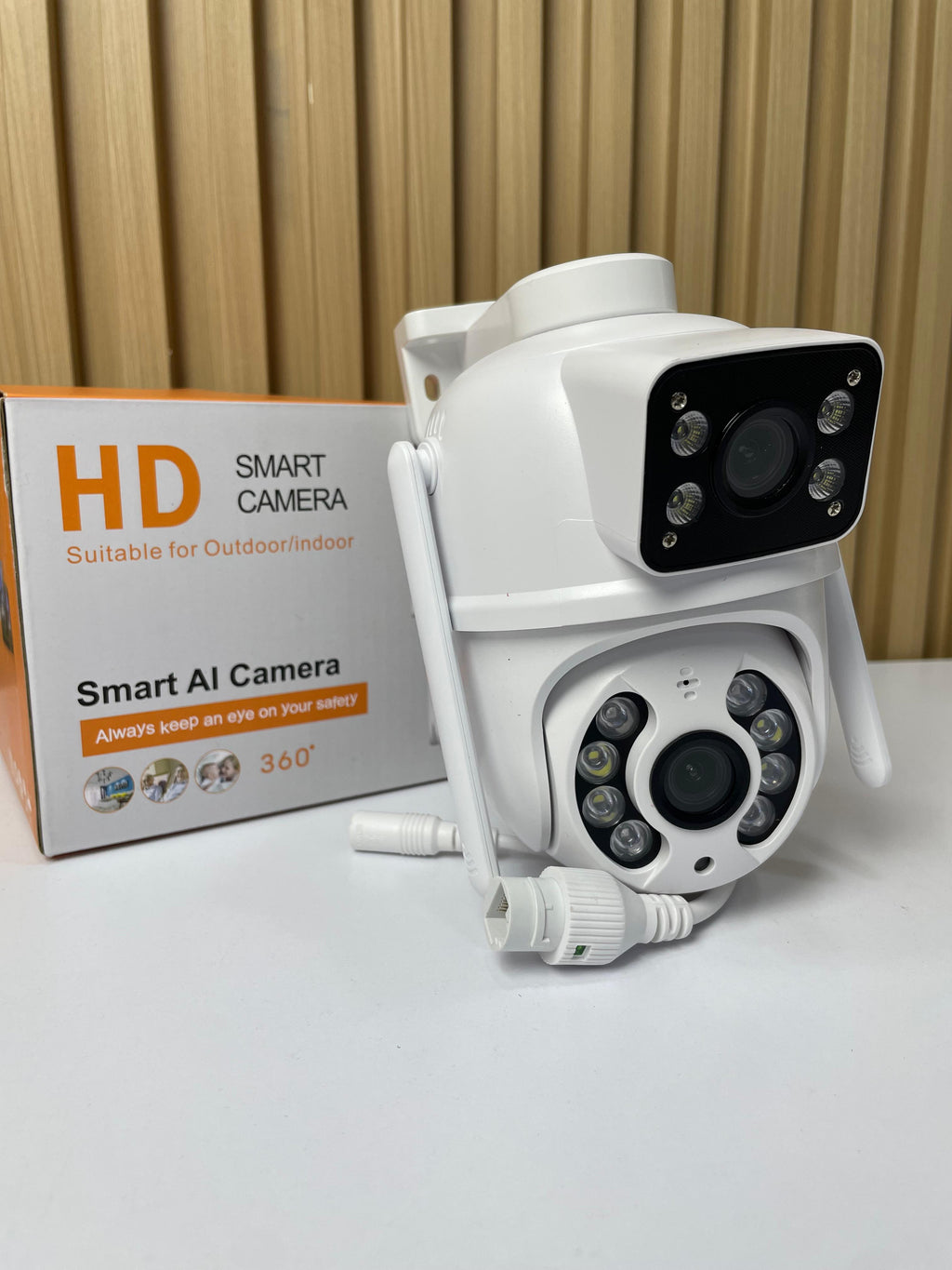 Camara De Seguridad Doble Lente PTZ