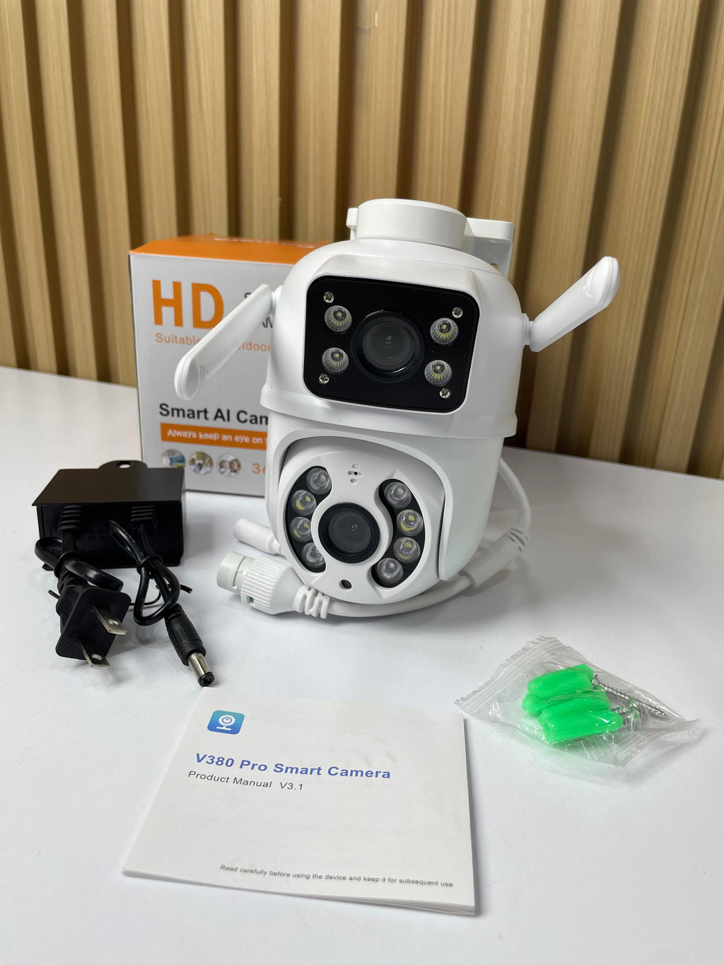 Camara De Seguridad Doble Lente PTZ